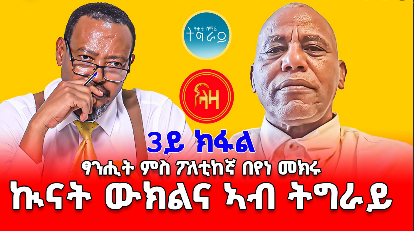 ኲናት ውክልና ኣብ ትግራይ - 3ይ ክፋል ፃንሒት ምስ በየነ መክሩ